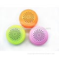 Round shape mini outdoor bluetooth speaker portable